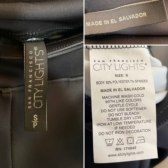 SF City Lights Morgan Zip Pocket Pants Size S - Picture 9 of 12